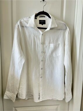 Rodd & Gunn White Men's Linen Shirt